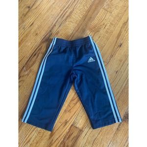 Adidas Baby Toddler Boys Track Pants Blue White Pull-on Kids 12M